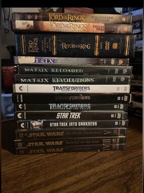 Assorted Sci-Fi & Fantasy DVD Movie Collection -
